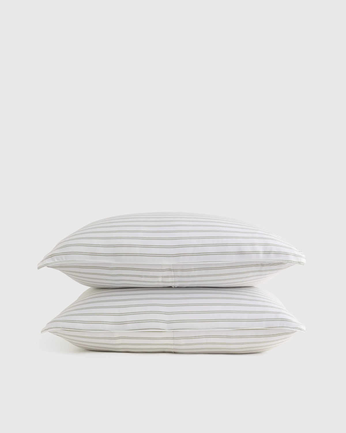Bamboo Stripe Sham Set - Standard / Double Stripe Espresso