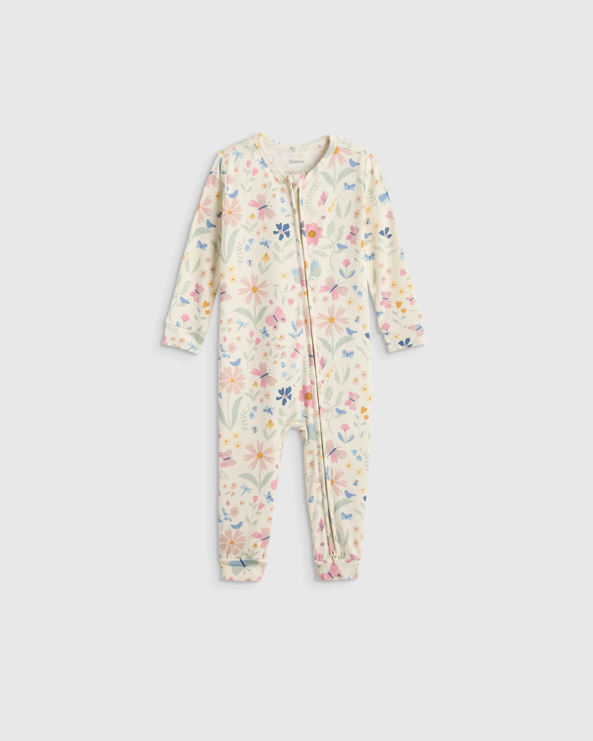 Bamboo One Piece Pajama - 0-3M / Wildflower Dreams Main image