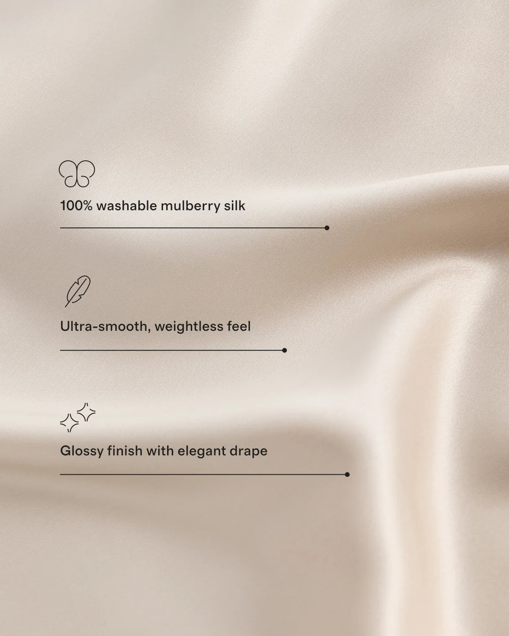 Mulberry Silk Fitted Sheet - Queen / Ivory