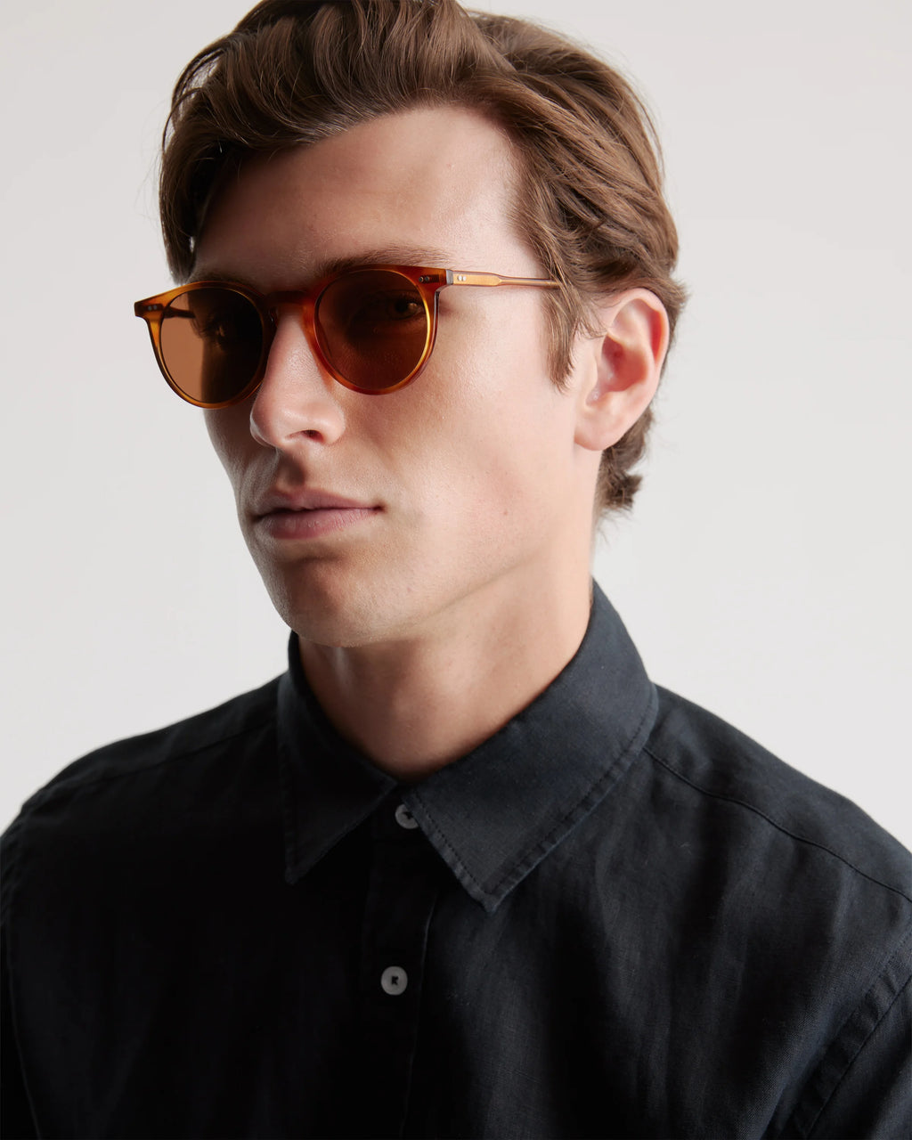 Noah Polarized Acetate Sunglasses - Standard / Tortoise with Brown lens