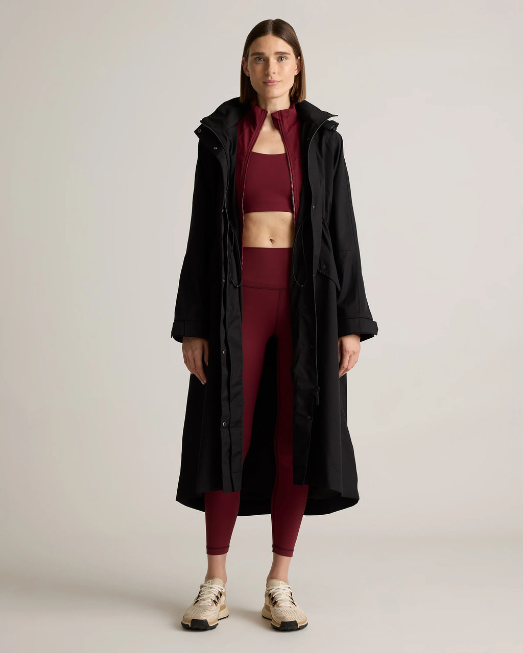 Weather Proof Rain Trench Coat - XS / Dark Spruce
