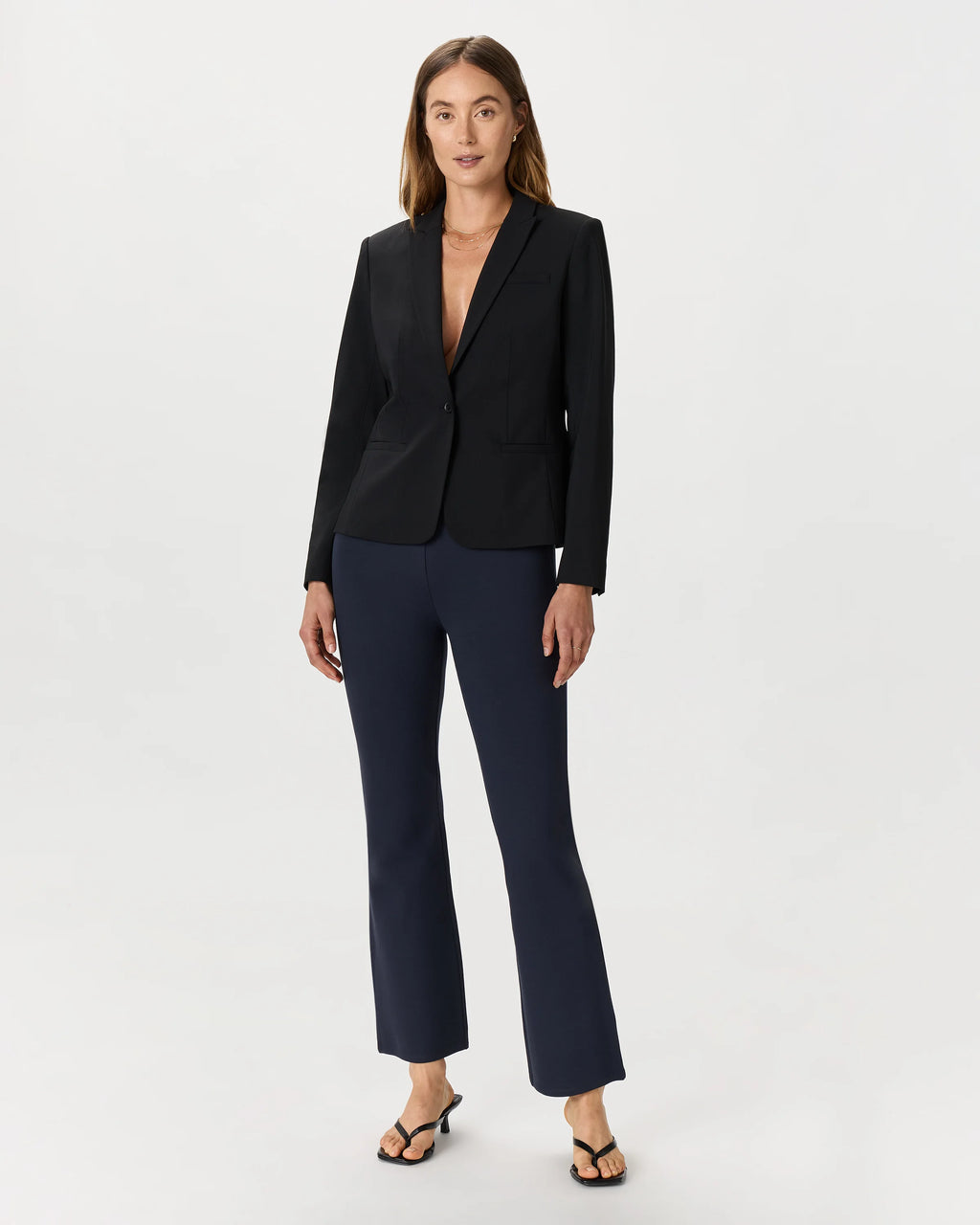 Ultra-Stretch Ponte Bootcut Pants - XS / Black