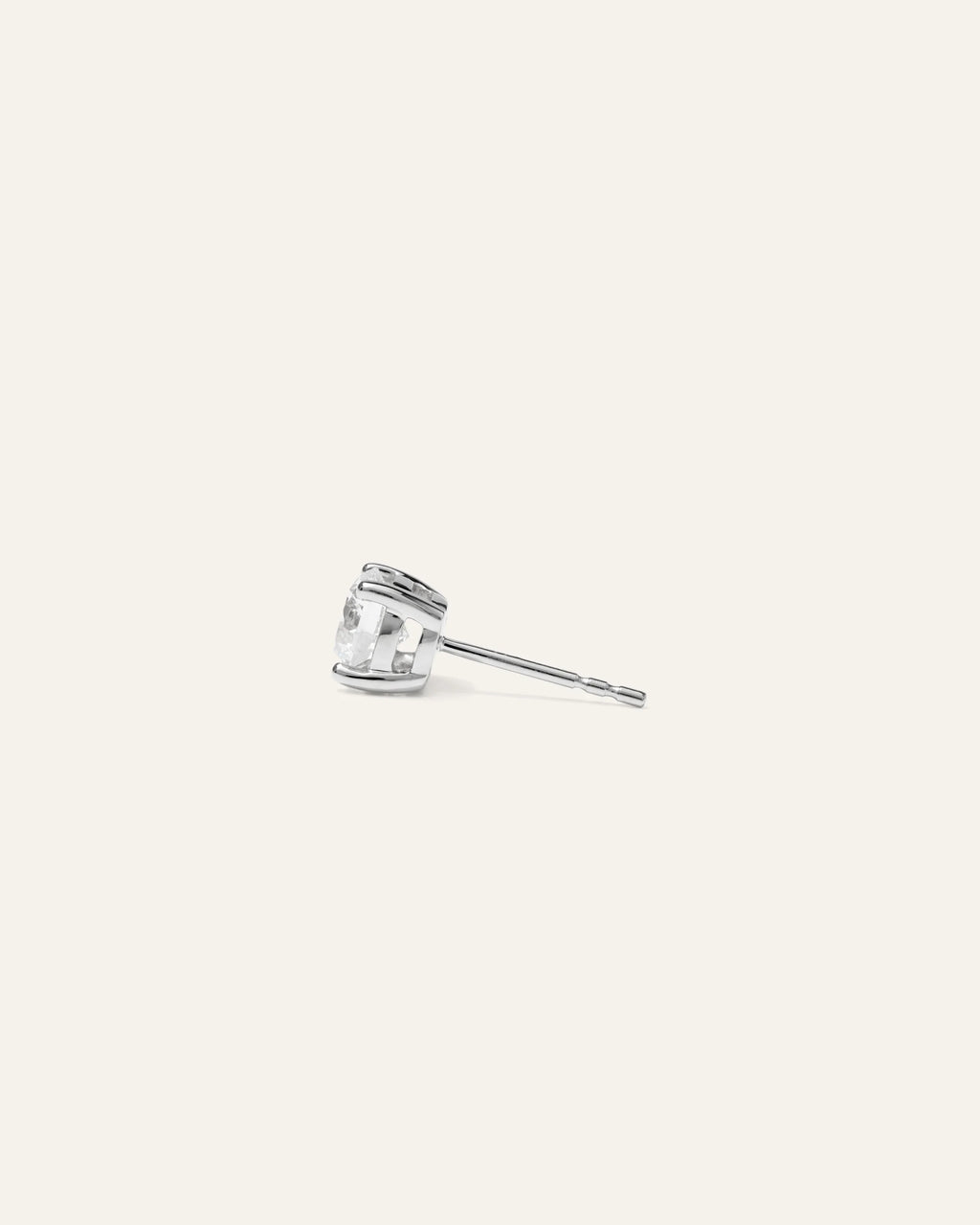 14K Gold Lab Grown Diamond Four-Prong Solitaire Studs - 1.5ctw - One Size / Yellow Gold