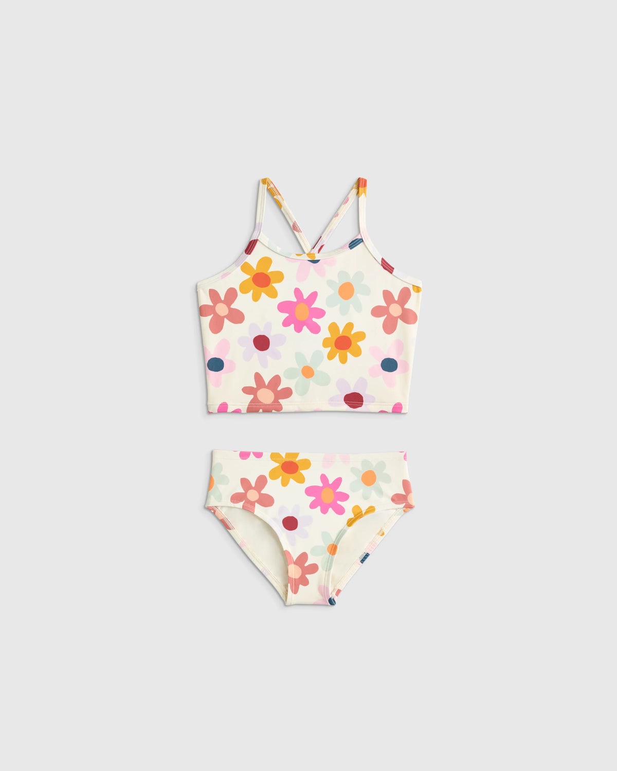 Tankini Swimsuit - 6 / Soft Ditsy Floral