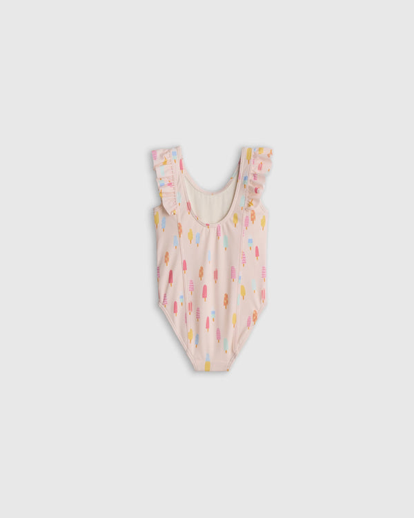 Ruffle One Piece Swimsuit - 0-3M / Pineapple