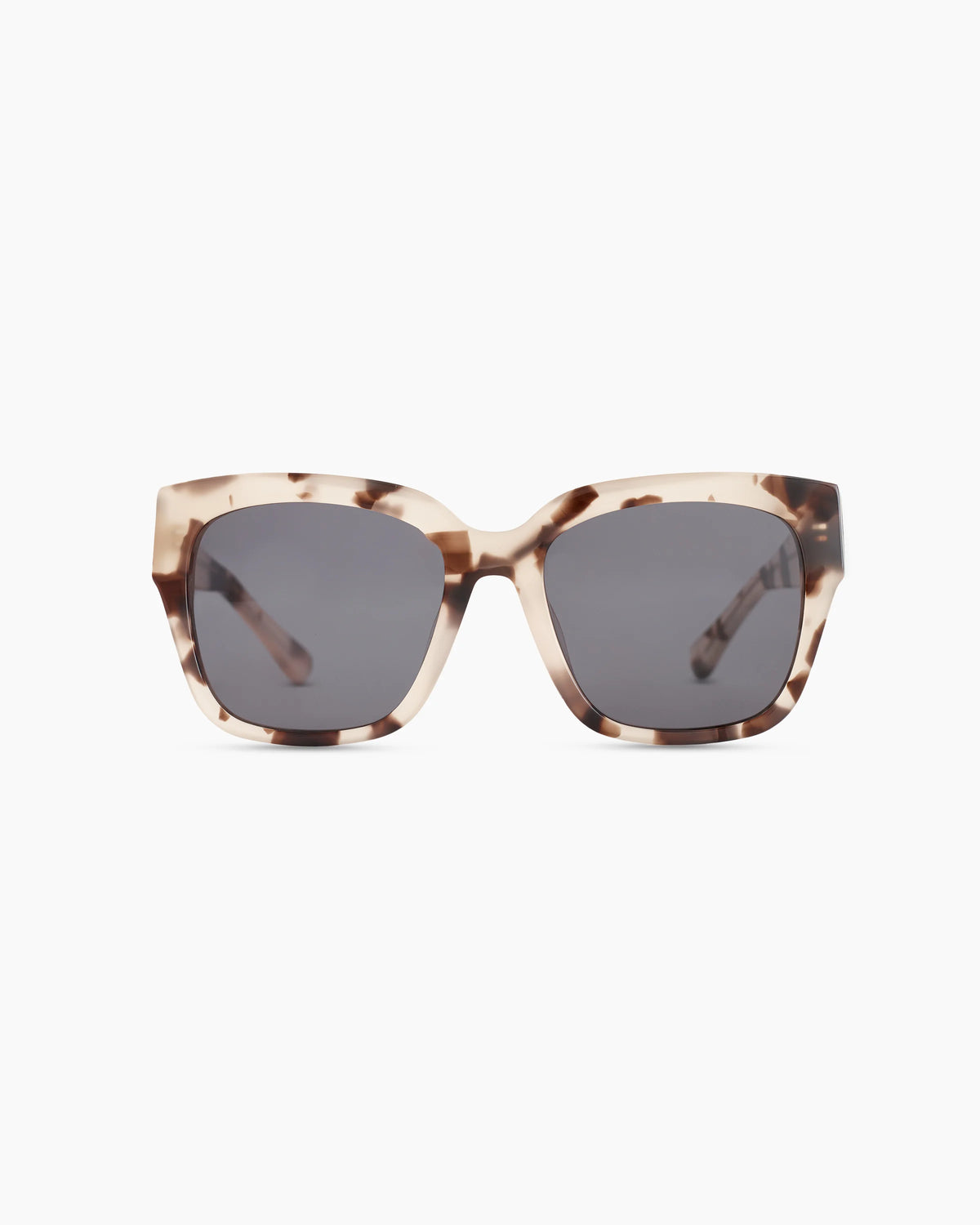Addison Polarized Acetate Sunglasses - One Size / Tan Tortoise with Grey Lens Main image