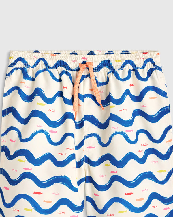 Swim Trunk - 6 / Wavy Fish