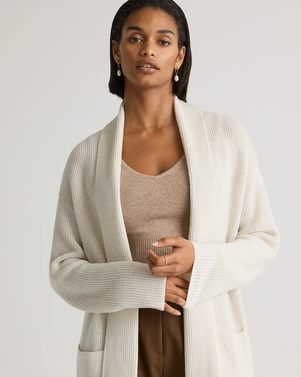 Australian Merino Wool Duster Cardigan - XS / Malted Toffee