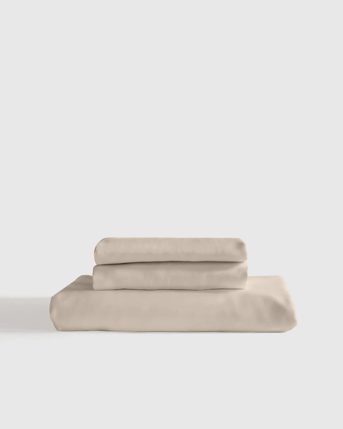 Bamboo Fitted Sheet Set - Twin / Sand Main image