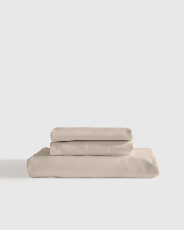 Bamboo Fitted Sheet Set - Twin / Sand