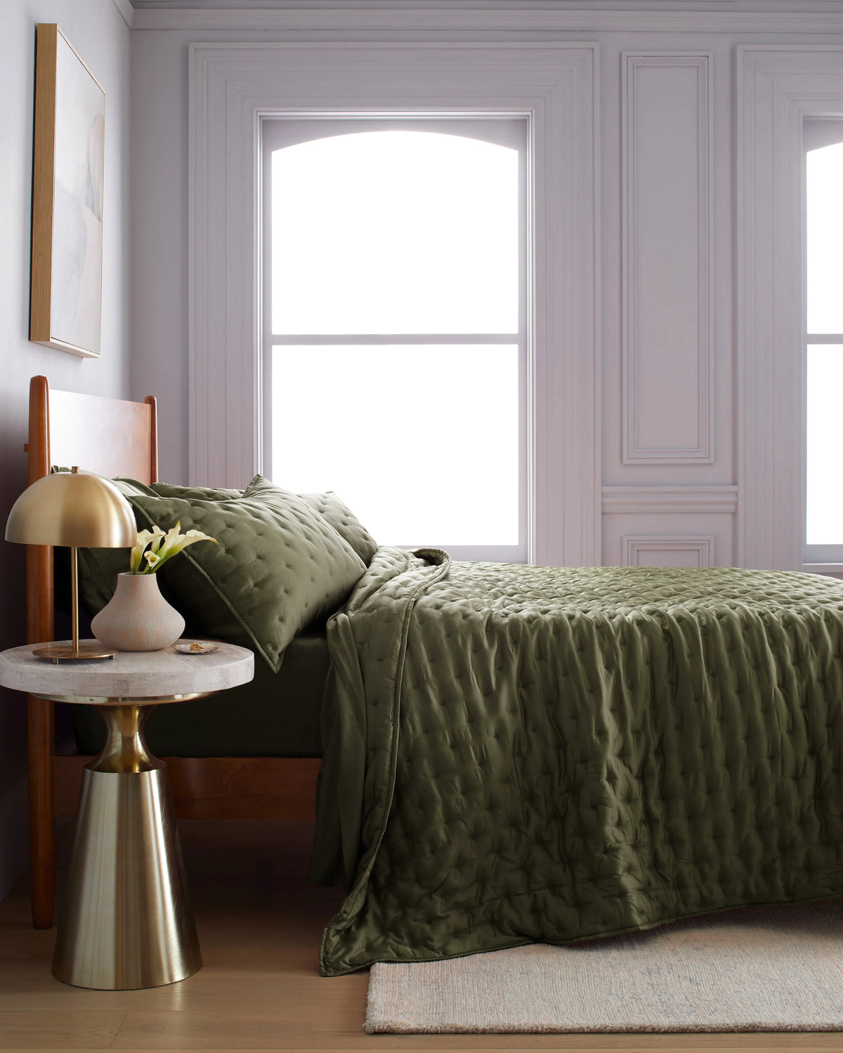 Bamboo Dream Quilt - Twin / Sage