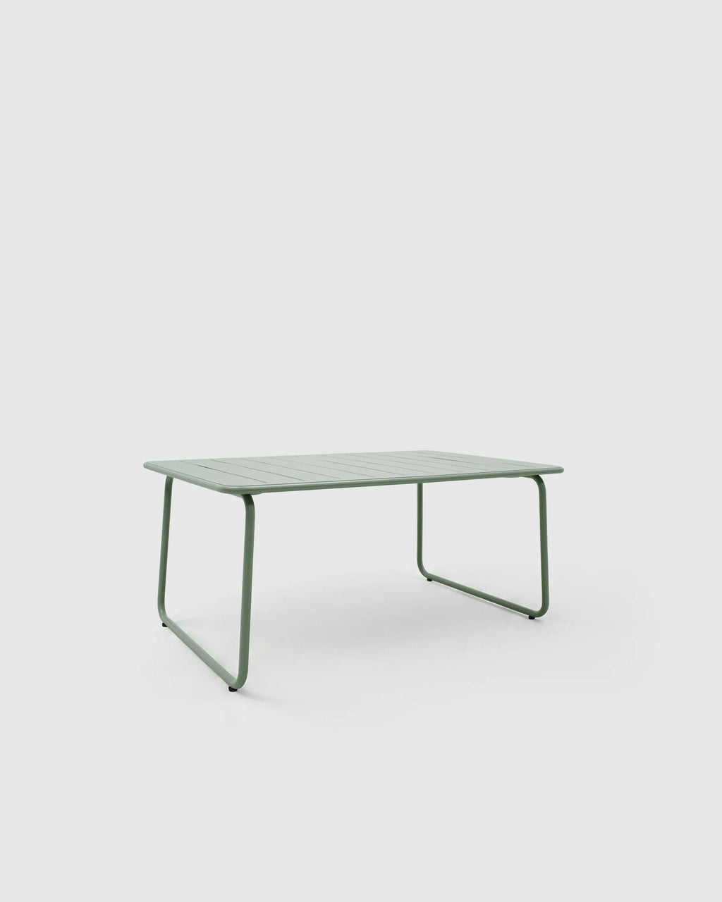 Powder-Coated Aluminum Outdoor Dining Set - One Size / Sage Green