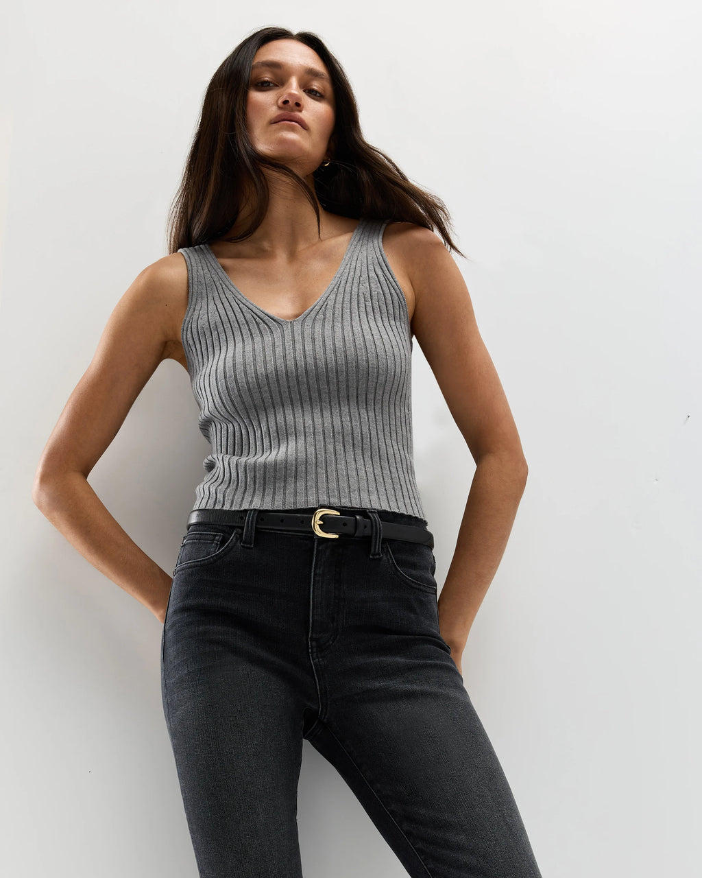 Bella Stretch Skinny Jeans - 24 / Black