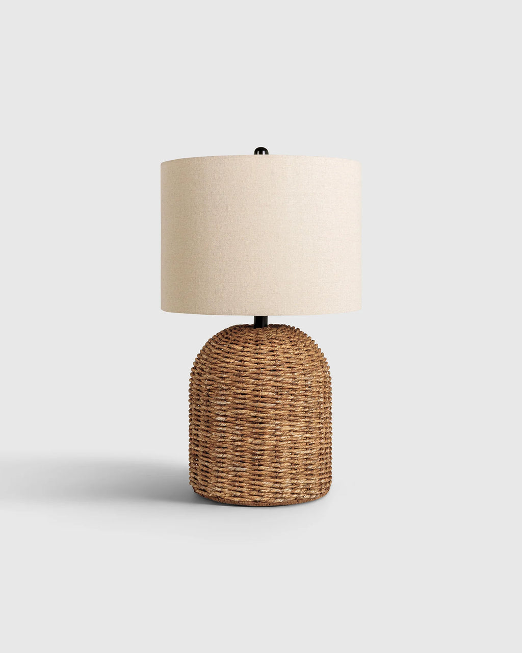 Arched Seagrass Table Lamp - One Size / Brown