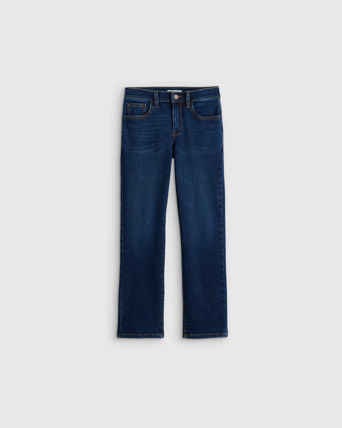 Boys Stretch Straight Jeans - 6 / Dark Wash Main image