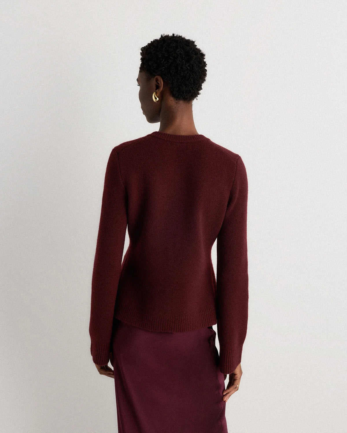 Mongolian Cashmere Structured Cardigan - XS / Oatmeal