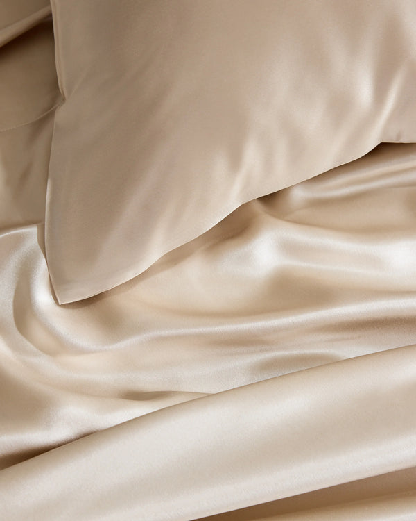 Mulberry Silk Sheet Set - Queen / Ivory