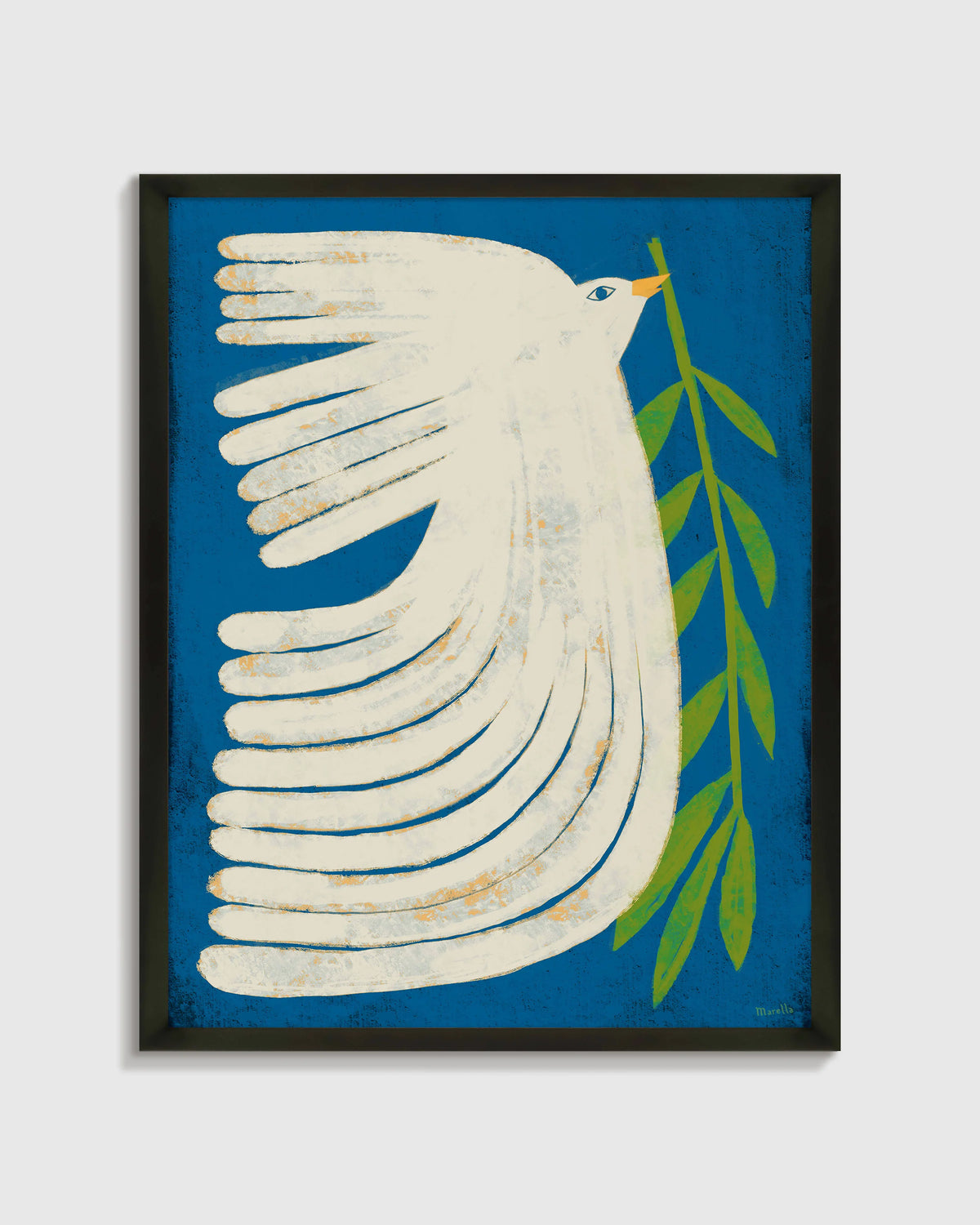 Peace Dove by Marco Marella - 26"x38" / Black Main image