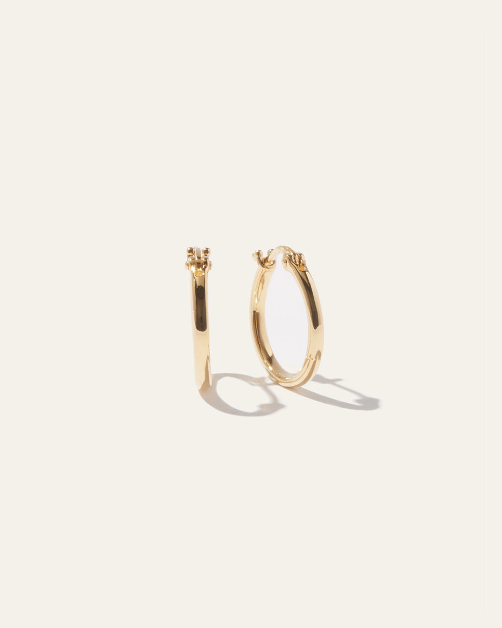 Midi Hoops - One Size / Gold Vermeil