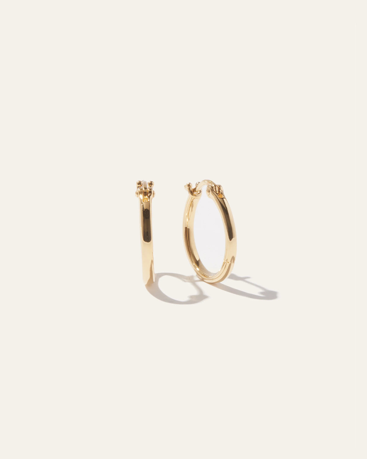Midi Hoops - One Size / Gold Vermeil Main image