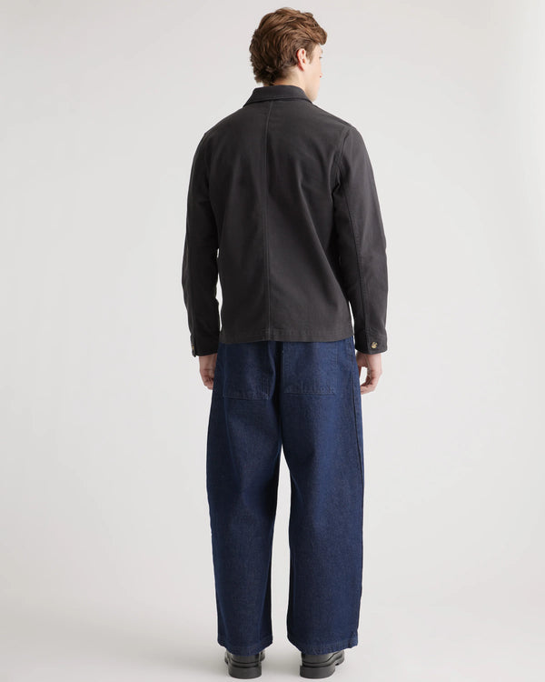 Organic Comfort Stretch Chore Jacket - XS / Vanilla