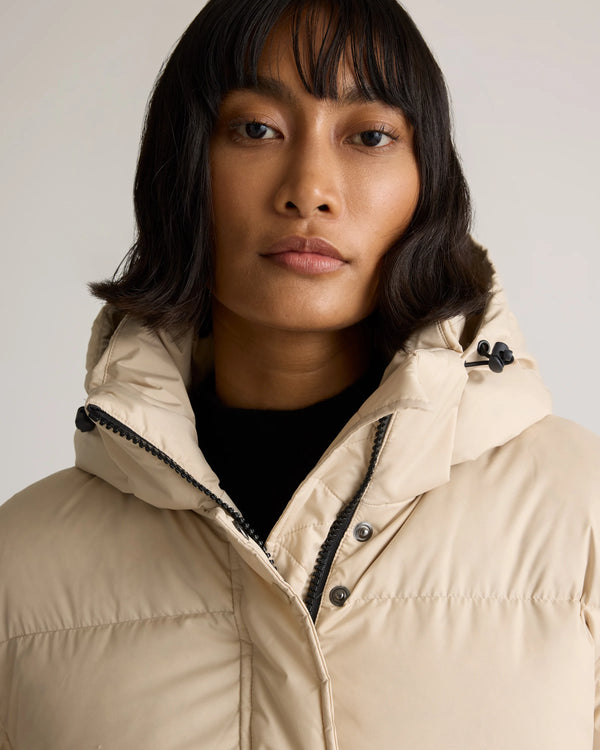 Responsible Down Long Puffer Jacket - XS / Black