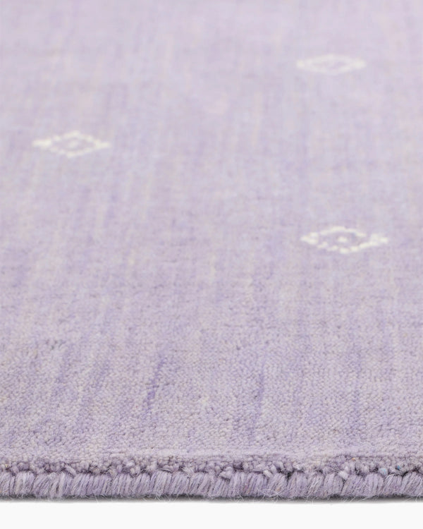 Dakota Kids Hand-Loomed Wool Rug - 4' x 6' / Baby Blue