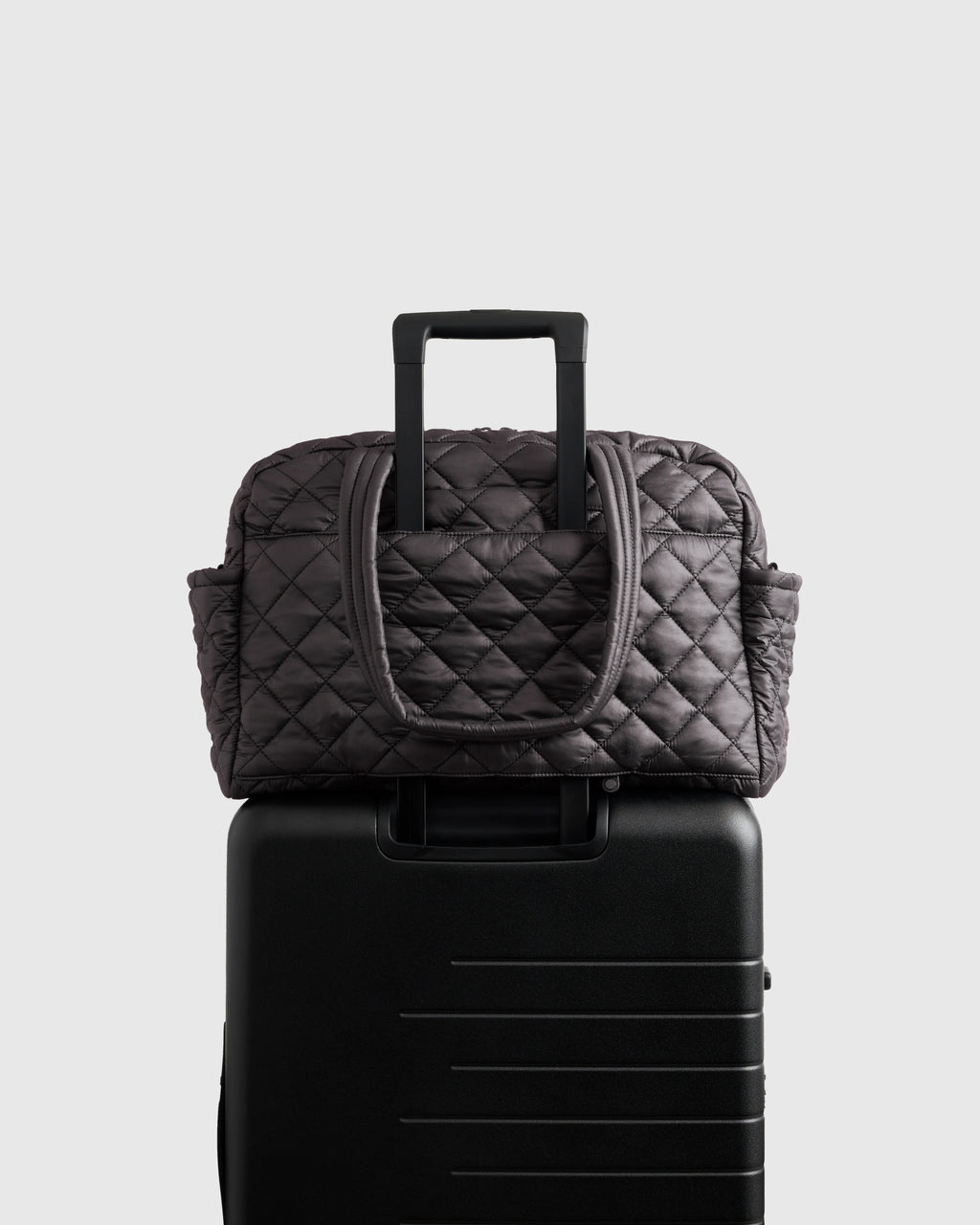 Transit Quilted Duffle Bag - One Size / Taupe Brown