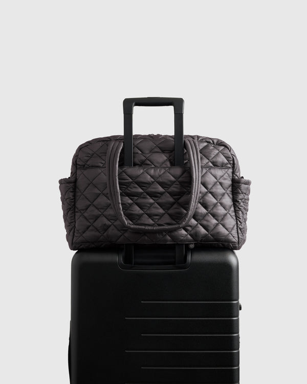 Transit Quilted Duffle Bag - One Size / Taupe Brown