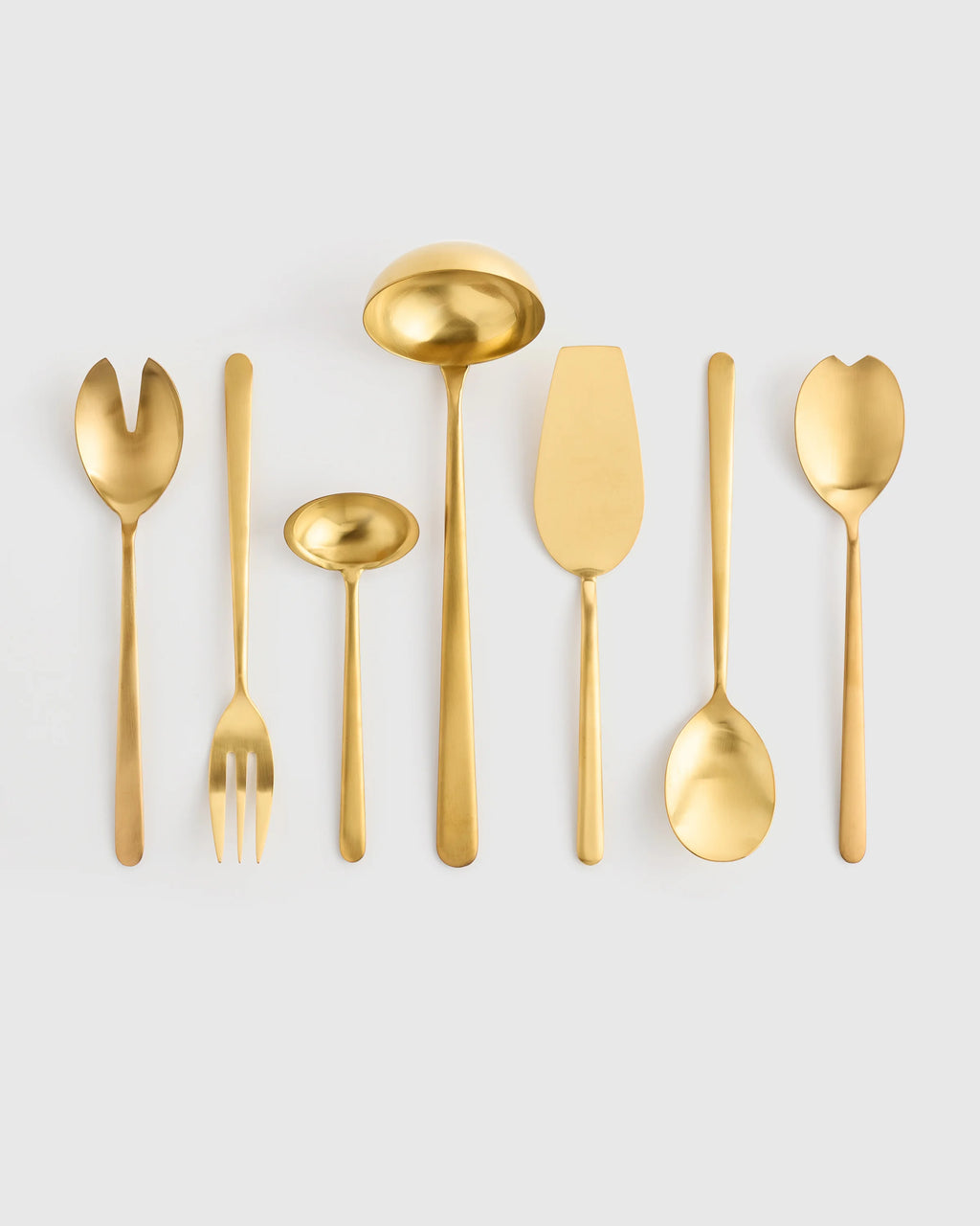 Linea 7-Pc Serving Utensil Set by Mepra - One Size / Polished Stainless Steel