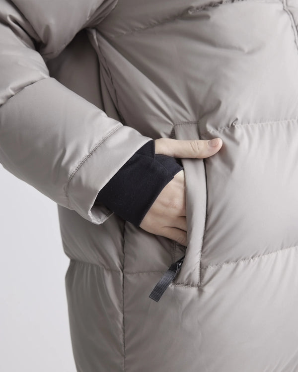Responsible Down Long Puffer Jacket - XS / Black