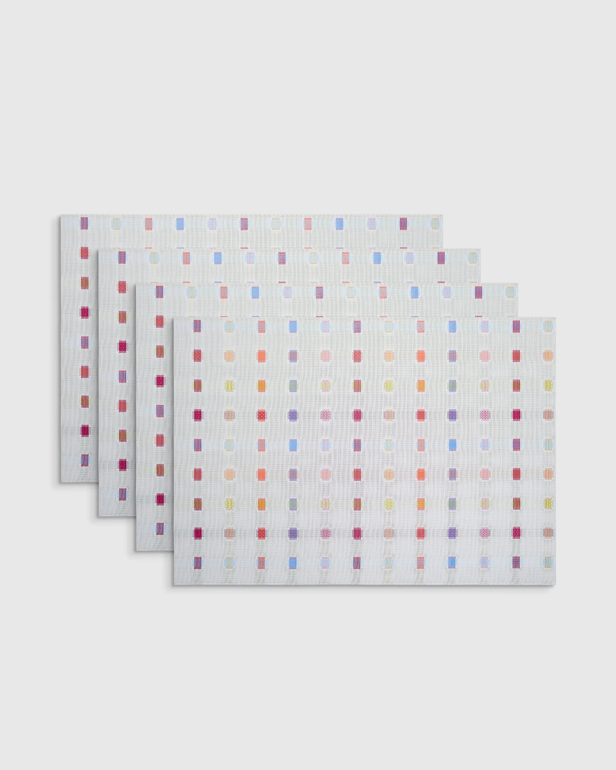 Sampler Easy-Care Rectangular Placemat, Set of 4 by Chilewich - One Size / White Multi Main image