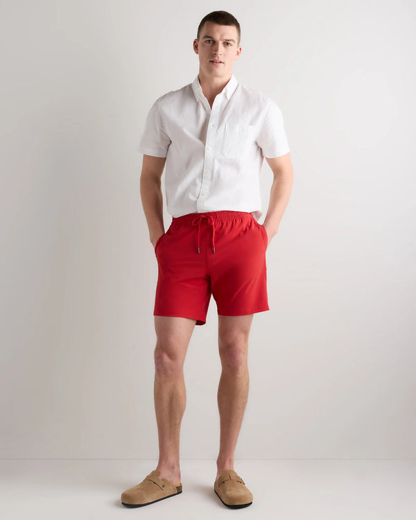 Italian Swim Trunks - 5.5" - XS / Navy Diamond Geo