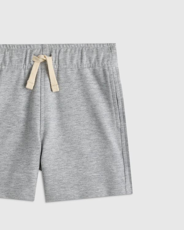 Organic Cotton French Terry Short - 2T / Heather Grey