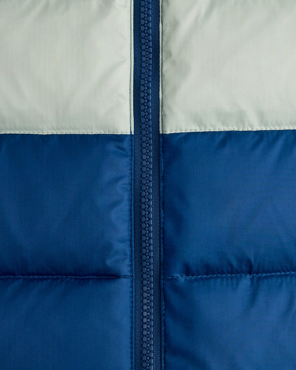 Lightweight Down Puffer Vest - 6 / Blue Colorblock