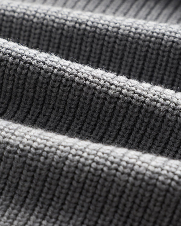 Australian Merino Wool Full Zip Sweater - S / Heather Bone