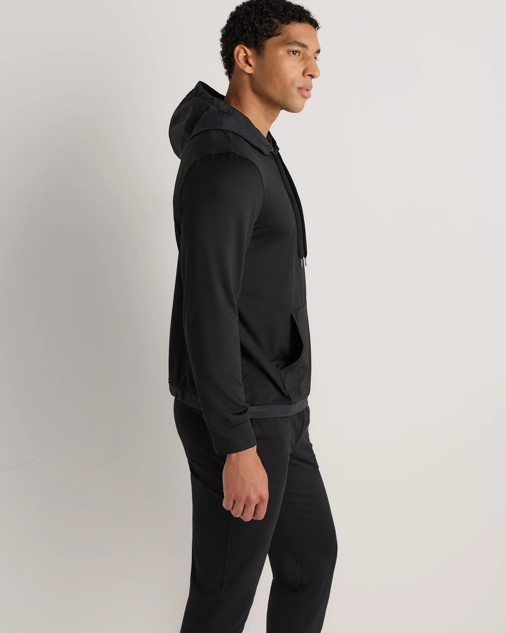 Flowknit Performance Hybrid Pullover Hoodie - S / Heather Green