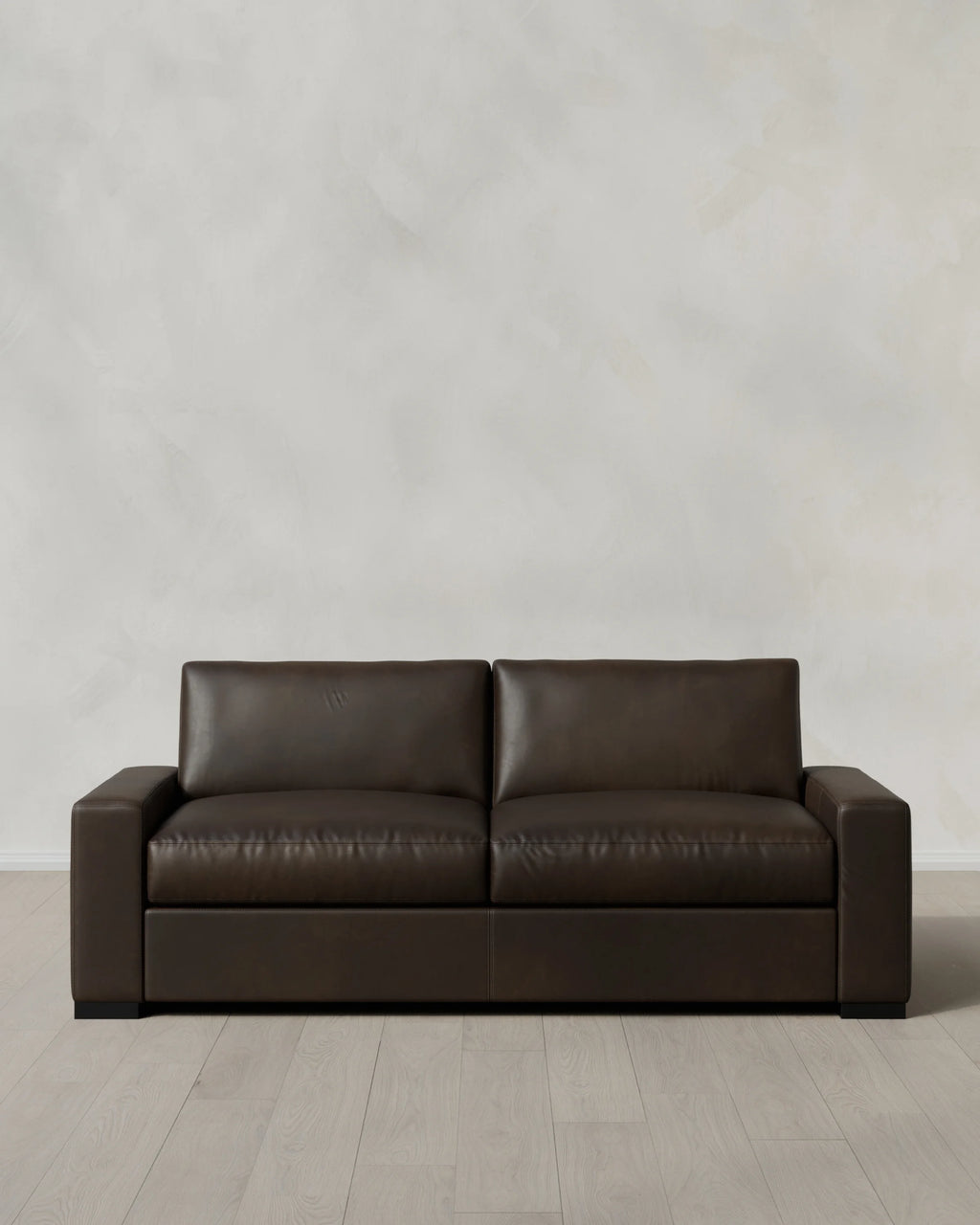 Stillman Sofa in Leather - 7ft / Auburn