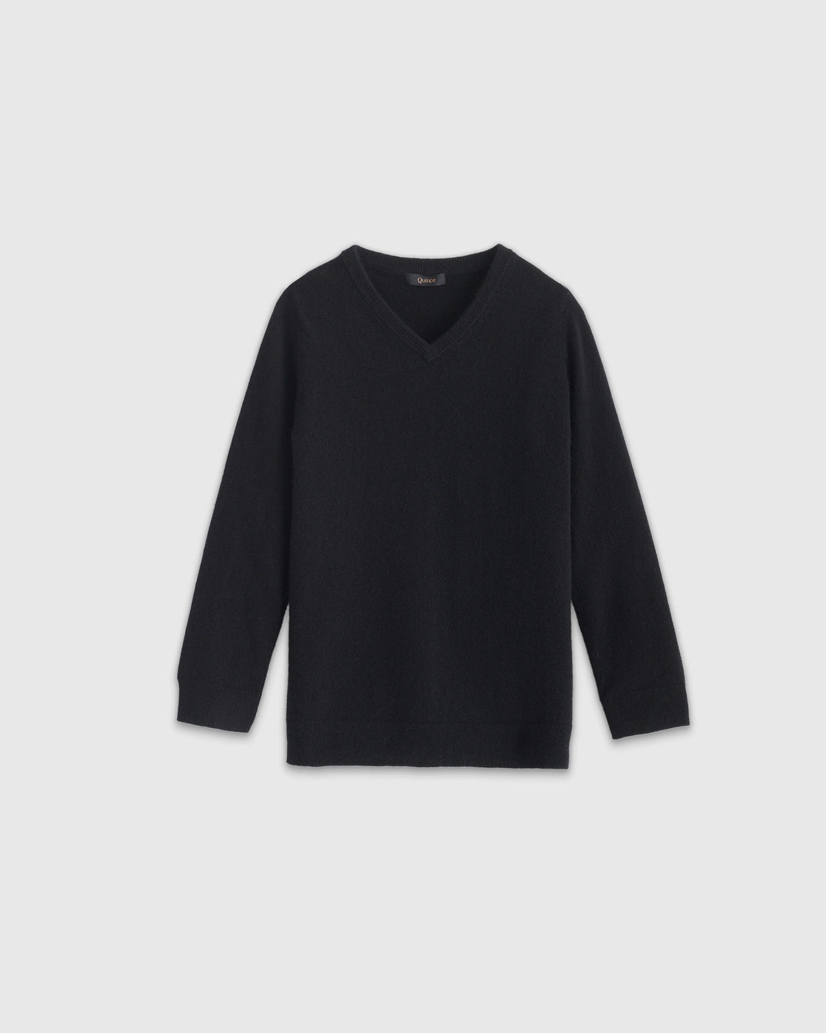 Washable Cashmere V-Neck Sweater - 2T / Black Main image