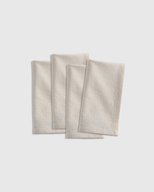 Organic Cotton Napkins - One Size / Warm White