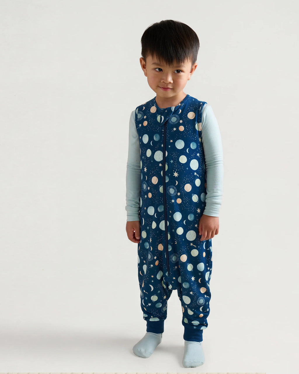 Bamboo Sleep Bag Walker 1.0 TOG - M / Colony Blue