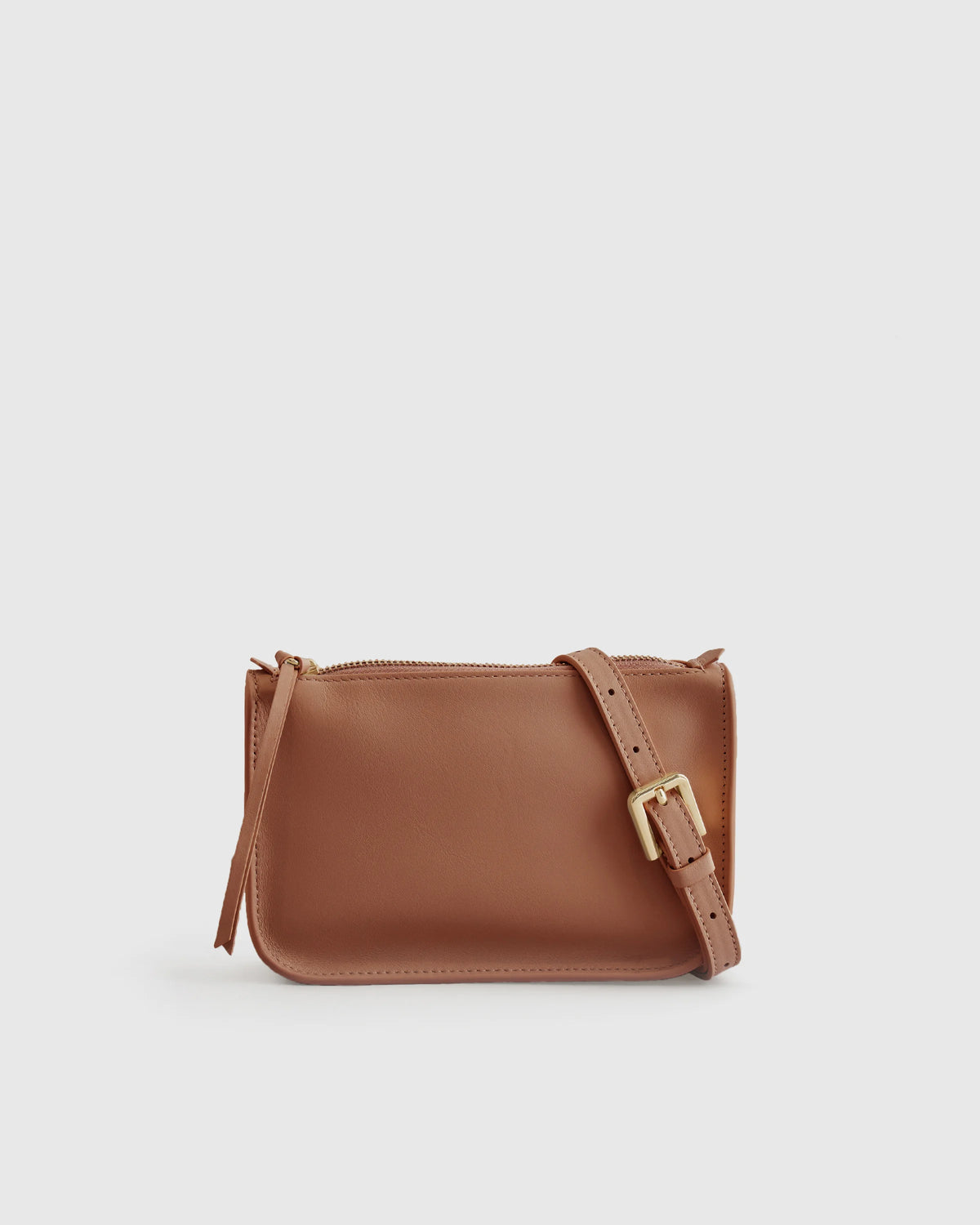 100% Italian Nappa Leather Belt Bag - S/M / Cognac Main image