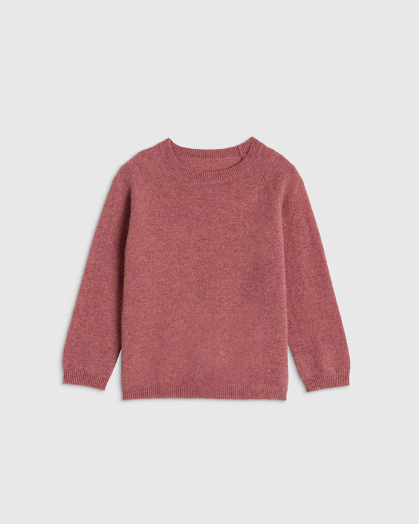 Washable Cashmere Crewneck Sweater - 2T / Forest Floor Green