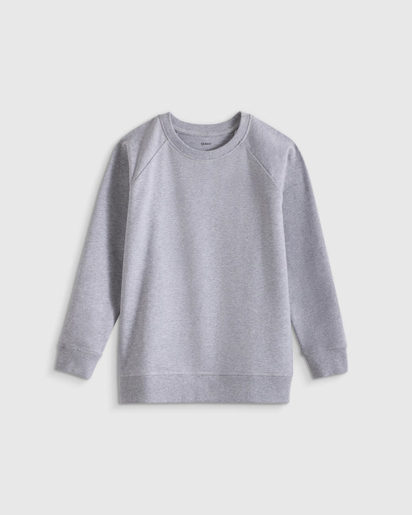 Organic Cotton French Terry Crew Neck Sweatshirt - 6 / Heart Graphic