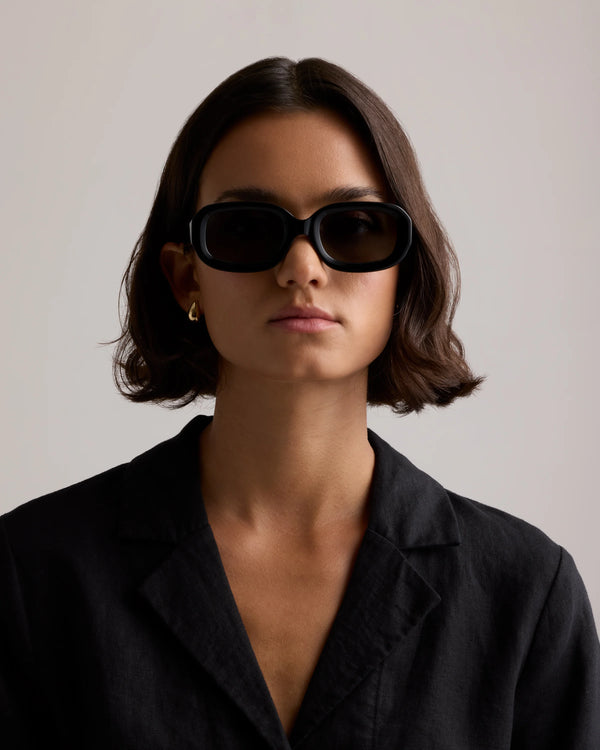 Santorini Polarized Acetate Sunglasses - One Size / Ginger Tortoise with Grey Lens