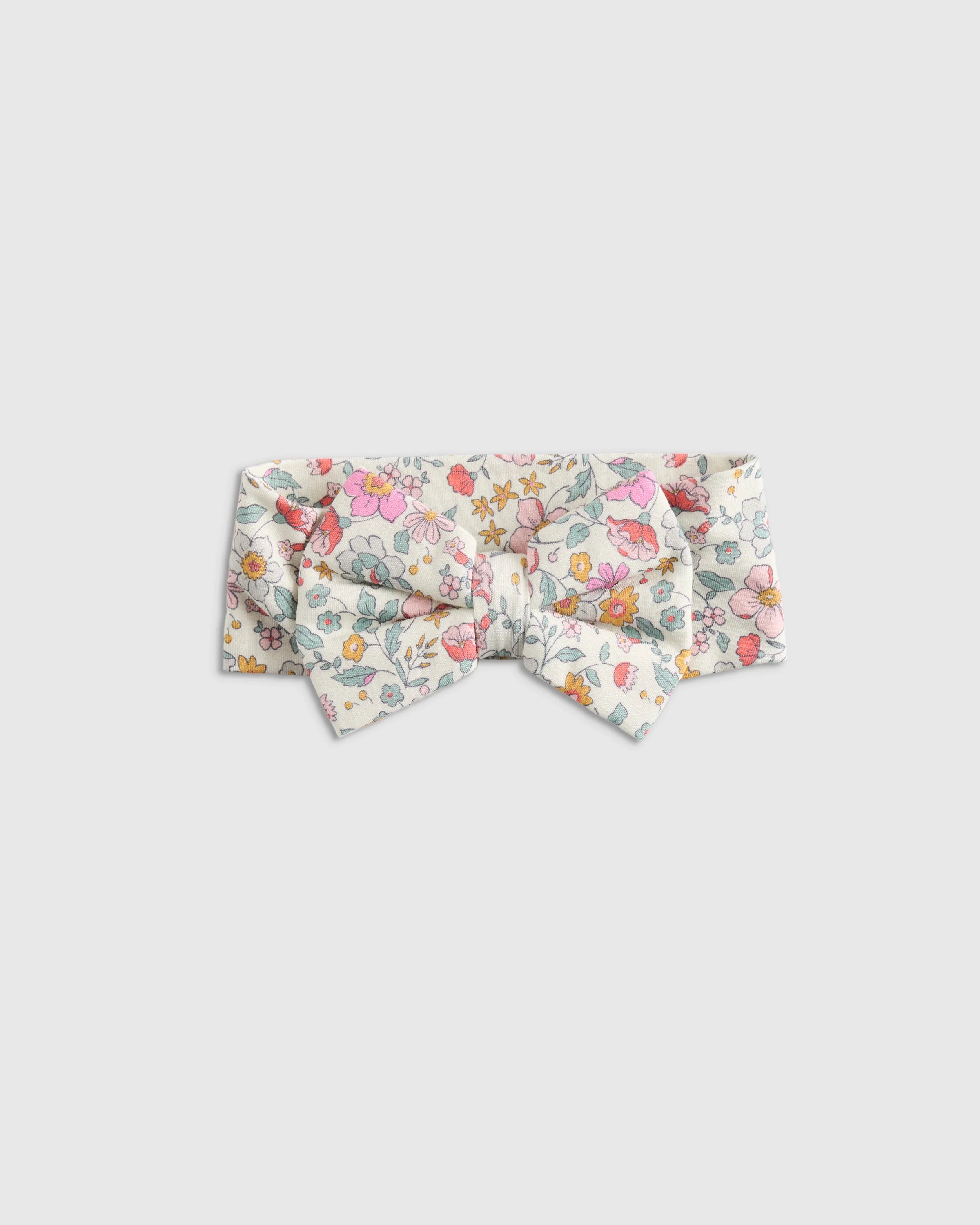 Bamboo Swaddle & Bow Layette Set - One Size / Soft Ditsy Floral Secondary image