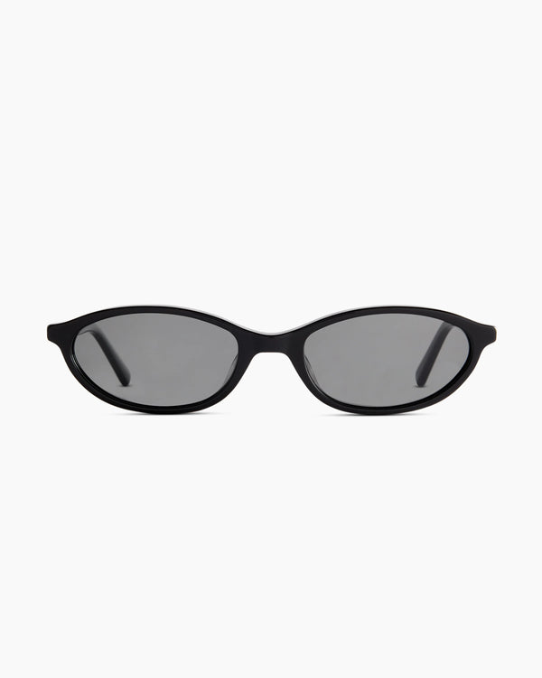 Amalfi Polarized Acetate Sunglasses - One Size / Black with Grey lens