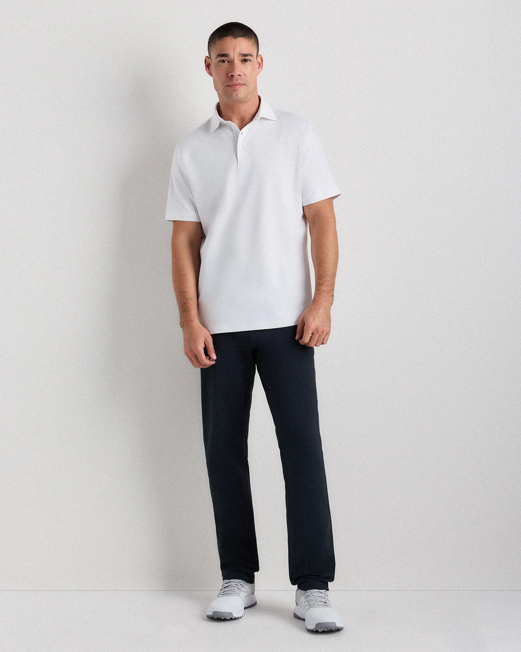 Performance Mesh Golf Polo - S / Navy