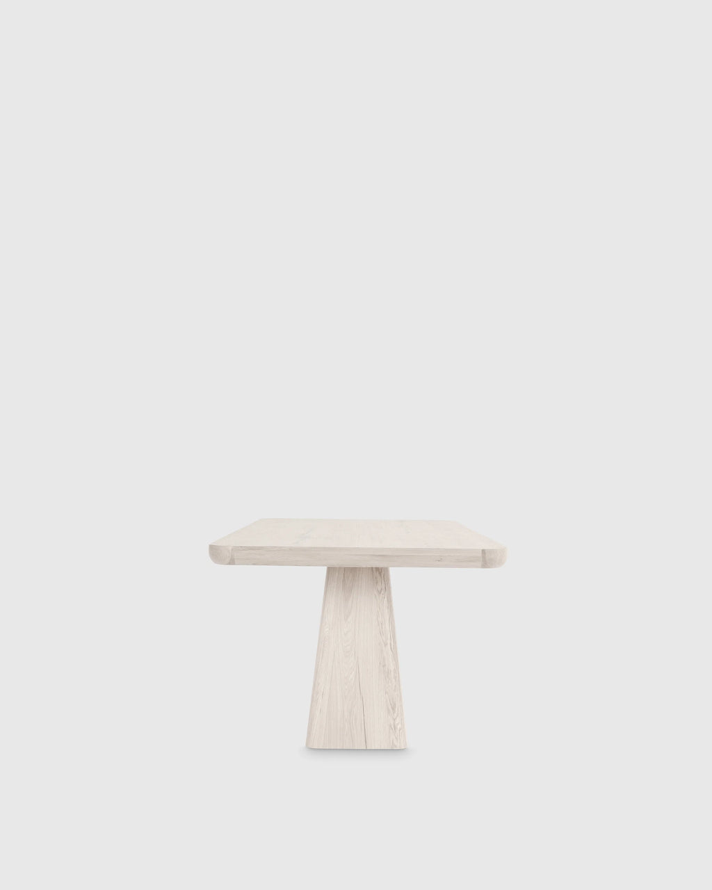 Rustic Oak Plinth Dining Table - 71" / Natural