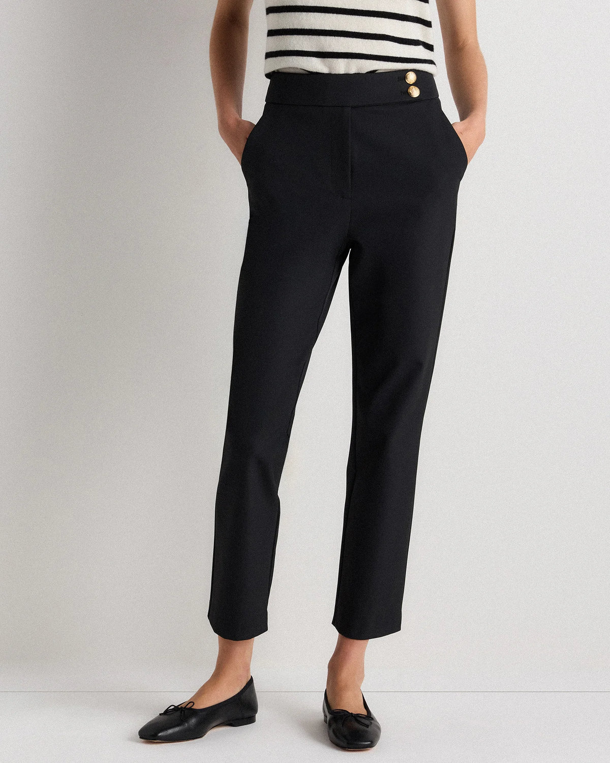 Scuba Slim Ankle Pants - 0 / True Black Main image